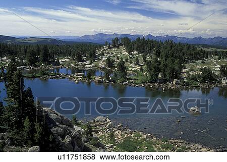 Shoshone National Forest, WY, Wyoming, Beartooth Highway Scenic Byway, glacial lake View Large Photo Image Stock Photo - Shoshone National Forest, WY, Wyoming, Beartooth Highway Scenic Byway, glacial lake. Fotosearch