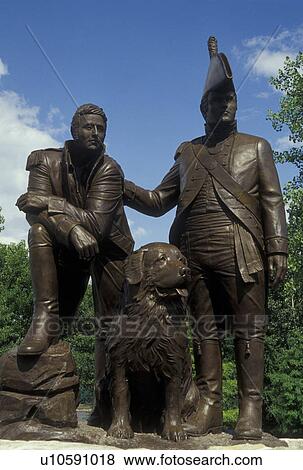 St. Charles, MO, Missouri, Lewis & Clark Statue View Large Photo Image Stock Photo - St. Charles, MO, Missouri, Lewis & Clark Statue. Fotosearch