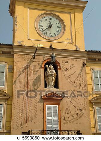 sundial, Parma, Emilia-Romagna, Italy, Europe, Giant sundial in the Piazza Garibaldi in the city of Parma. View Large Photo Image Stock Image - sundial, Parma, Emilia-Romagna, Italy, Europe, Giant sundial in the Piazza Garibaldi in the city of Parma.. Fotosearch