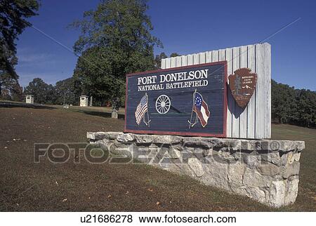 TN, Tennessee, Fort Donelson National Battlefield, first major federal victory of the Civil War View Large Photo Image Stock Photo - TN, Tennessee, Fort Donelson National Battlefield, first major federal victory of the Civil War. Fotosearch