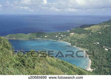 Tortola, British Virgin Islands, Caribbean, BVI, Scenic view of Brewers Bay Beach on the island of Tortola on the Caribbean Sea. View Large Photo Image Stock Photo - Tortola, British Virgin Islands, Caribbean, BVI, Scenic view of Brewers Bay Beach on the island of Tortola on the Caribbean Sea.. Fotosearch