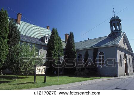 Stock Image -  Trois Rivieres, Quebec, Canada, St. James Church in the town of Trois Rivieres.. Fotosearch