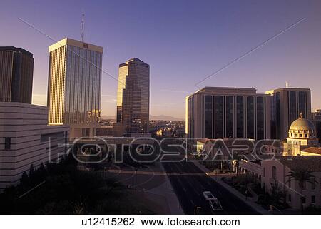 Stock Image -  Tucson, AZ, Arizona, downtown. Fotosearch