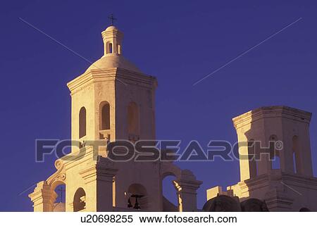 Stock Photography -  Tucson, AZ, Arizona, Mission San Xavier del Bac. Fotosearch