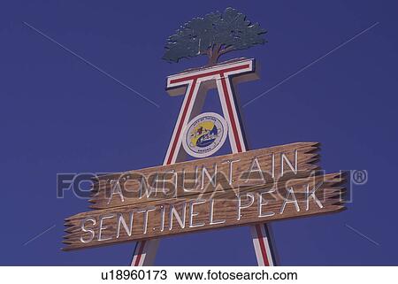 Tucson, AZ, Arizona, Sentinel Peak Park, A Mountain, wooden sign View Large Photo Image Stock Image - Tucson, AZ, Arizona, Sentinel Peak Park, A Mountain, wooden sign. Fotosearch