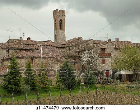 Tuscany, Italy, Chianti, Toscana, Europe, Scenic view of Villa a Sesta in the Chianti Wine Region. View Large Photo Image Stock Photo - Tuscany, Italy, Chianti, Toscana, Europe, Scenic view of Villa a Sesta in the Chianti Wine Region.. Fotosearch
