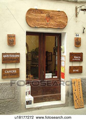 Tuscany, Italy, Montalcino, Toscana, Europe, Local specialty shop in the town of Montalcino. View Large Photo Image Stock Image - Tuscany, Italy, Montalcino, Toscana, Europe, Local specialty shop in the town of Montalcino.. Fotosearch