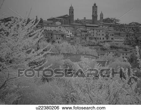 Tuscany, Italy, Montalcino, Toscana, Europe, View of the medieval hilltown of Montalcino in Tuscany in the spring. View Large Photo Image Stock Photograph - Tuscany, Italy, Montalcino, Toscana, Europe, View of the medieval hilltown of Montalcino in Tuscany in the spring.. Fotosearch