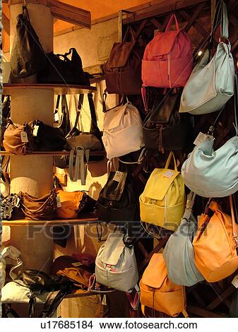 Tuscany, Italy, San Gimignano, Toscana, Europe, Leather goods displayed at a local store in the medieval town of San Gimignano. View Large Photo Image Picture - Tuscany, Italy, San Gimignano, Toscana, Europe, Leather goods displayed at a local store in the medieval town of San Gimignano.. Fotosearch
