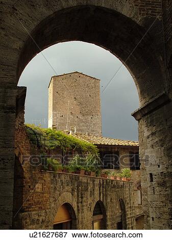 Tuscany, Italy, San Gimignano, Toscana, Europe, Medieval town of San Gimignano. View Large Photo Image Stock Photo - Tuscany, Italy, San Gimignano, Toscana, Europe, Medieval town of San Gimignano.. Fotosearch