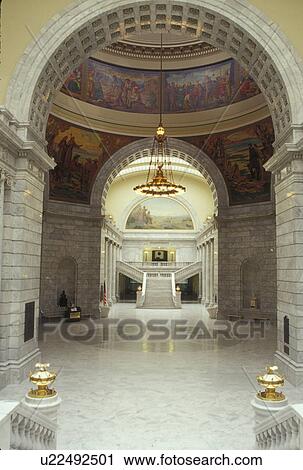 UT, Utah, Salt Lake City, Utah State Capitol, State House, interior, Great Hall View Large Photo Image Stock Image - UT, Utah, Salt Lake City, Utah State Capitol, State House, interior, Great Hall. Fotosearch