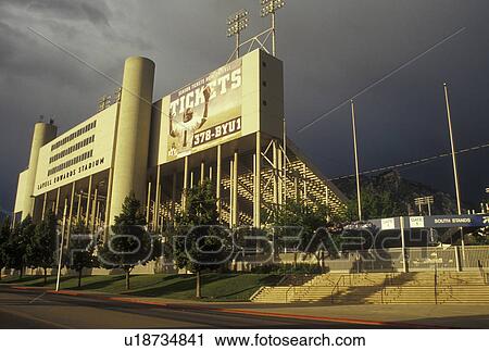 Utah, Provo, UT, Brigham Young University, Lavell Edwards Stadium View Large Photo Image Stock Image - Utah, Provo, UT, Brigham Young University, Lavell Edwards Stadium. Fotosearch