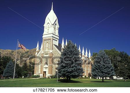Utah, UT, Brigham City, Brigham City Tabernacle View Large Photo Image Stock Photography - Utah, UT, Brigham City, Brigham City Tabernacle. Fotosearch