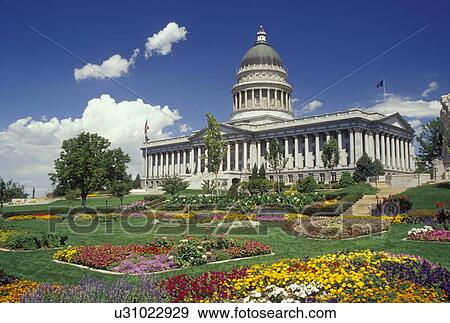 Utah, UT, Salt Lake City, Utah State Capitol, State House View Large Photo Image Stock Photo - Utah, UT, Salt Lake City, Utah State Capitol, State House. Fotosearch