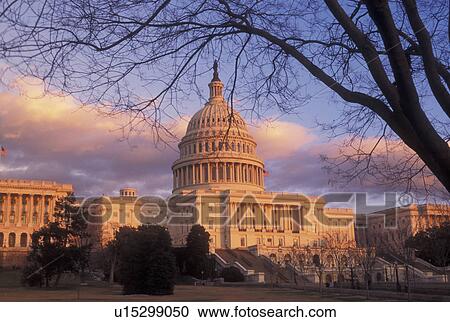 Stock Image -  Washington, DC, District of Columbia, U. S. Capitol Building. Fotosearch