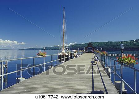 Watkins Glen, NY, New York, Finger Lakes Region, Seneca Lake, public pier View Large Photo Image Stock Image - Watkins Glen, NY, New York, Finger Lakes Region, Seneca Lake, public pier. Fotosearch