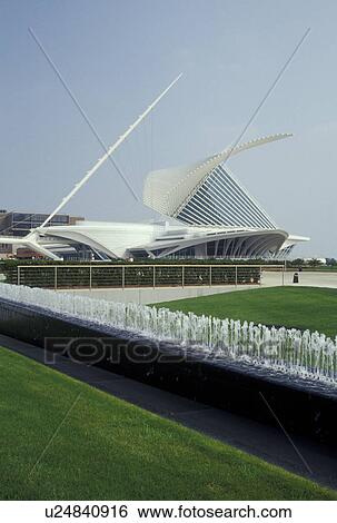 WI, Milwaukee, Wisconsin, Milwaukee County War Memorial Complex, Milwaukee Art Museum View Large Photo Image Stock Photograph - WI, Milwaukee, Wisconsin, Milwaukee County War Memorial Complex, Milwaukee Art Museum. Fotosearch