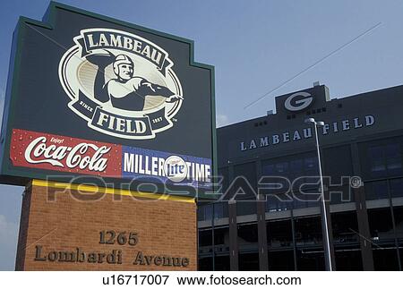 WI, Wisconsin, Green Bay, Lambeau Field, Green Bay Packers, football stadium View Large Photo Image Stock Photo - WI, Wisconsin, Green Bay, Lambeau Field, Green Bay Packers, football stadium. Fotosearch