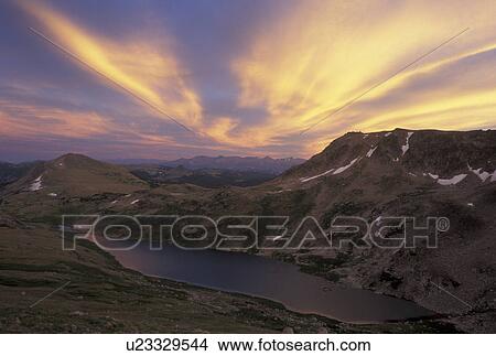 WY, Wyoming, Shoshone National Forest, Beartooth Highway Scenic Byway, glacial lake View Large Photo Image Picture - WY, Wyoming, Shoshone National Forest, Beartooth Highway Scenic Byway, glacial lake. Fotosearch