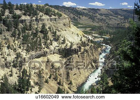 Yellowstone National Park, WY, Wyoming, Yellowstone River, Tower Roosevelt Area View Large Photo Image Stock Photo - Yellowstone National Park, WY, Wyoming, Yellowstone River, Tower Roosevelt Area. Fotosearch