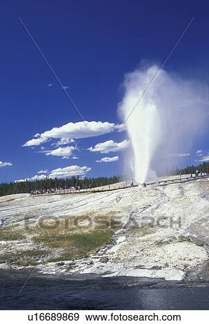 Yellowstone National Park, WY, Wyoming, Beehive Geyser, Upper Geyser Basin View Large Photo Image Stock Photo - Yellowstone National Park, WY, Wyoming, Beehive Geyser, Upper Geyser Basin. Fotosearch