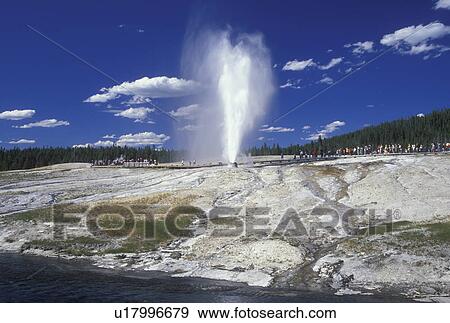 Yellowstone National Park, WY, Wyoming, Beehive Geyser, Upper Geyser Basin View Large Photo Image Stock Photo - Yellowstone National Park, WY, Wyoming, Beehive Geyser, Upper Geyser Basin. Fotosearch