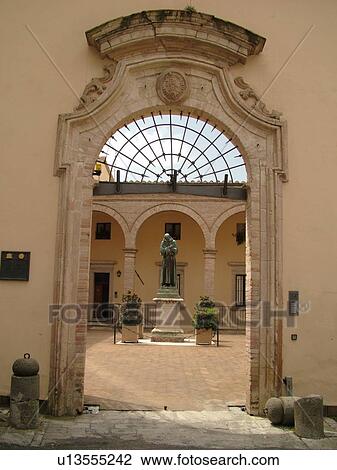 Assisi, Umbria, Italy, Europe, Statue of St. Francis of Assisi in the medieval hill town of Assisi. View Large Photo Image Stock Image - Assisi, Umbria, Italy, Europe, Statue of St. Francis of Assisi in the medieval hill town of Assisi.. Fotosearch