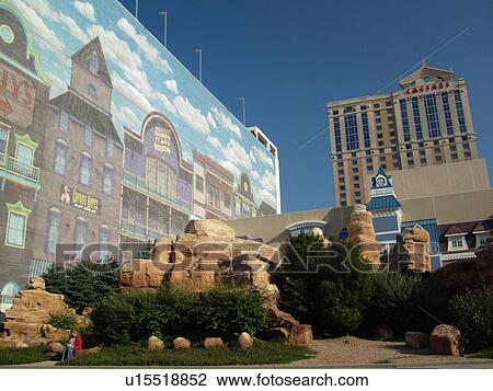 Stock Image -  Atlantic City, NJ, New Jersey, Bally's Wild Wild West Casino. Fotosearch