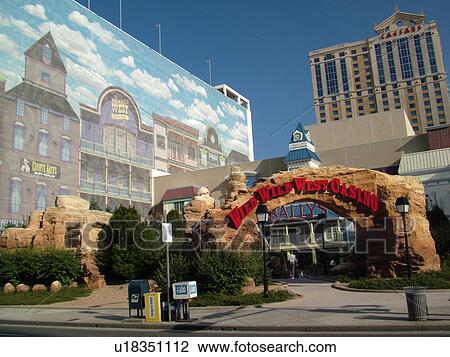 Stock Image -  Atlantic City, NJ, New Jersey, Bally's Wild Wild West Casino. Fotosearch