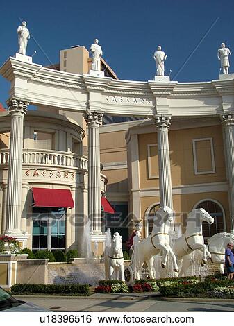 Stock Photograph -  Atlantic City, NJ, New Jersey, Caesars Atlantic City, casino. Fotosearch