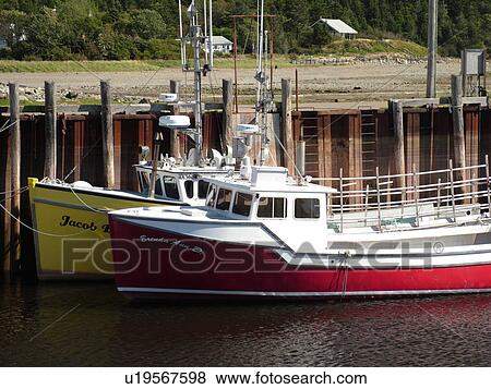Bay of Fundy, Canada, New Brunswick, Alma, Highest tide in the world (48 feet), fishing boats View Large Photo Image Stock Photo - Bay of Fundy, Canada, New Brunswick, Alma, Highest tide in the world (48 feet), fishing boats. Fotosearch