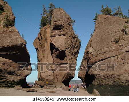 Bay of Fundy, Canada, New Brunswick, Hopewell Cape, Hopewell Rocks Ocean Tidal Exploration Site, Flower Pot Rocks View Large Photo Image Stock Photography - Bay of Fundy, Canada, New Brunswick, Hopewell Cape, Hopewell Rocks Ocean Tidal Exploration Site, Flower Pot Rocks. Fotosearch