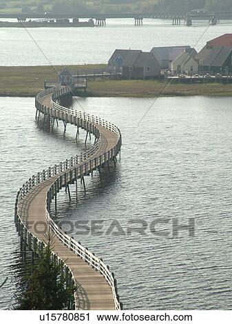 Bouctouche, New Brunswick, Canada, Acadian Coastal Drive, Le Pays de la Sagouine, Acadian Village View Large Photo Image Stock Image - Bouctouche, New Brunswick, Canada, Acadian Coastal Drive, Le Pays de la Sagouine, Acadian Village. Fotosearch