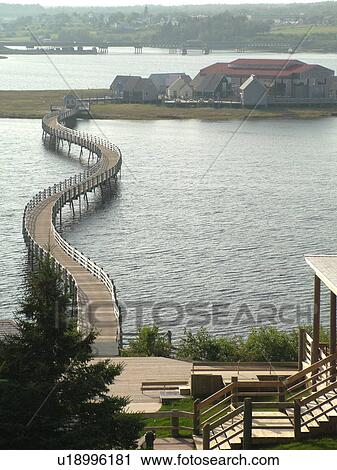 Canada, New Brunswick, Bouctouche, Acadian Coastal Drive, Le Pays de la Sagouine, Acadian Village View Large Photo Image Stock Image - Canada, New Brunswick, Bouctouche, Acadian Coastal Drive, Le Pays de la Sagouine, Acadian Village. Fotosearch