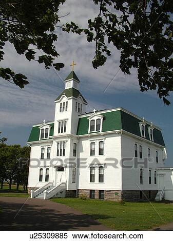 Canada, New Brunswick, Bouctouche, Acadian Coastal Drive, Kent Museum a Victorian building View Large Photo Image Stock Photography - Canada, New Brunswick, Bouctouche, Acadian Coastal Drive, Kent Museum a Victorian building. Fotosearch