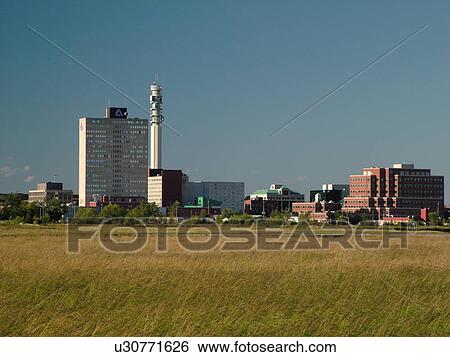 Canada, New Brunswick, Moncton, skyline View Large Photo Image Stock Photograph - Canada, New Brunswick, Moncton, skyline. Fotosearch