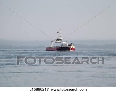 Canada, New Brunswick, Passamaquoddy Bay, Deer Island Car and passenger ferry to Letete View Large Photo Image Stock Photo - Canada, New Brunswick, Passamaquoddy Bay, Deer Island Car and passenger ferry to Letete. Fotosearch