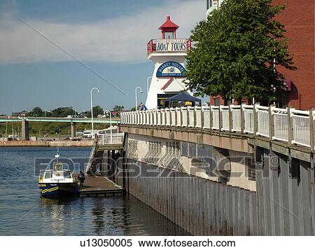 Canada, New Brunswick, Saint John, Bay of Fundy, Waterfront on Saint John Harbor in downtown St. John View Large Photo Image Stock Photography - Canada, New Brunswick, Saint John, Bay of Fundy, Waterfront on Saint John Harbor in downtown St. John. Fotosearch