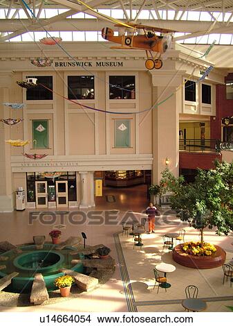 Picture -  Canada, New Brunswick, Saint John, New Brunswick Museum inside Market Square in St. John. Fotosearch