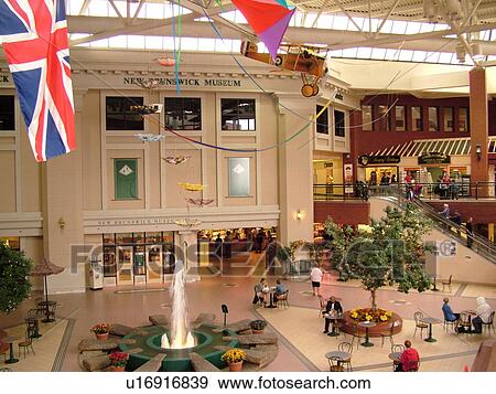 Stock Photo -  Canada, New Brunswick, Saint John, New Brunswick Museum inside Market Square in St. John. Fotosearch