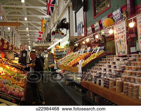 Canada, New Brunswick, Saint John, City Market, interior View Large Photo Image Stock Photo - Canada, New Brunswick, Saint John, City Market, interior. Fotosearch