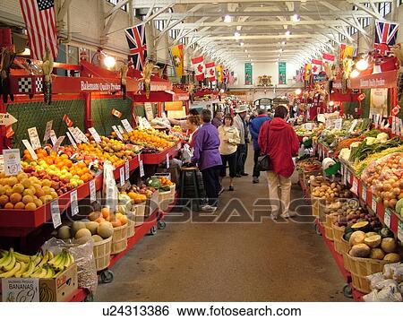 Canada, New Brunswick, Saint John, City Market, interior View Large Photo Image Stock Photograph - Canada, New Brunswick, Saint John, City Market, interior. Fotosearch