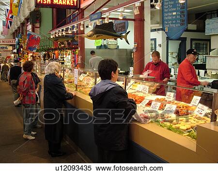 Canada, New Brunswick, Saint John, City Market, Fish Market, interior View Large Photo Image Stock Photography - Canada, New Brunswick, Saint John, City Market, Fish Market, interior. Fotosearch