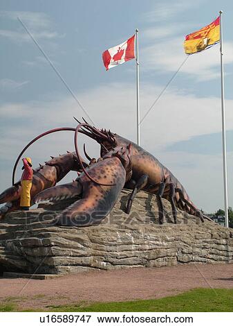 Canada, New Brunswick, Shediac, Acadian Coastal Drive, World's Largest Lobster, Lobster Capital of the World View Large Photo Image Stock Photo - Canada, New Brunswick, Shediac, Acadian Coastal Drive, World's Largest Lobster, Lobster Capital of the World. Fotosearch