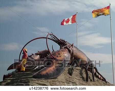 Canada, New Brunswick, Shediac, Acadian Coastal Drive, World's Largest Lobster, Lobster Capital of the World View Large Photo Image Stock Photograph - Canada, New Brunswick, Shediac, Acadian Coastal Drive, World's Largest Lobster, Lobster Capital of the World. Fotosearch