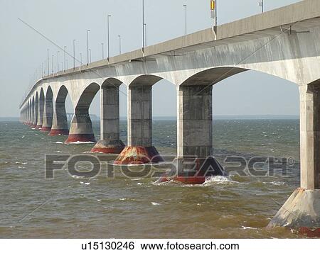 Canada, Prince Edward Island, Gulf of Saint Lawrence, PEI/NB border, Prince County, Borden-Carleton, Confederation Bridge spans the Northumberland Strait View Large Photo Image Stock Photograph - Canada, Prince Edward Island, Gulf of Saint Lawrence, PEI/NB border, Prince County, Borden-Carleton, Confederation Bridge spans the Northumberland Strait. Fotosearch