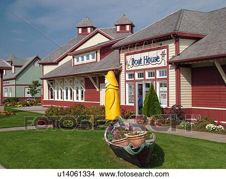 Picture -  Canada, Prince Edward Island, Prince County, Borden-Carleton, Gateway Village. Fotosearch
