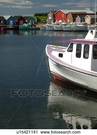 Canada, Prince Edward Island, Prince County, Gulf of Saint Lawrence, Malpeque, fishing village, harbor, fishing boats, marina View Large Photo Image Stock Image - Canada, Prince Edward Island, Prince County, Gulf of Saint Lawrence, Malpeque, fishing village, harbor, fishing boats, marina. Fotosearch
