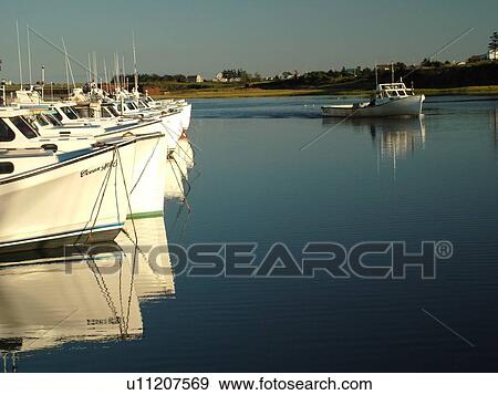 Canada, Prince Edward Island, Prince County, Gulf of Saint Lawrence, Malpeque, fishing village, harbor, fishing boats, marina View Large Photo Image Stock Photo - Canada, Prince Edward Island, Prince County, Gulf of Saint Lawrence, Malpeque, fishing village, harbor, fishing boats, marina. Fotosearch