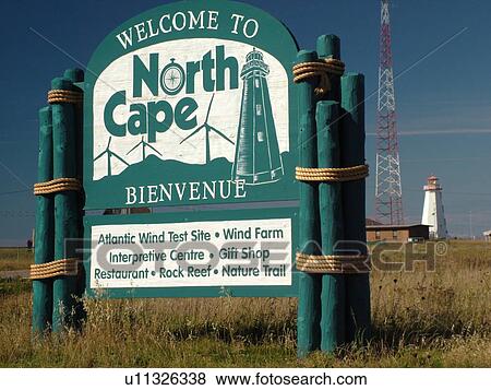 Stock Photo -  Canada, Prince Edward Island, Prince County, North Cape, Wind Farm, turbine, energy, electricity, wind power. Fotosearch